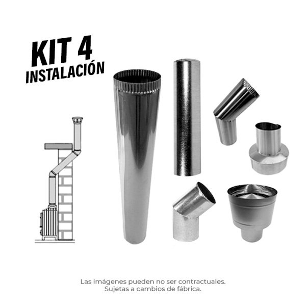 KIT Nº4 por pared 45° 8"